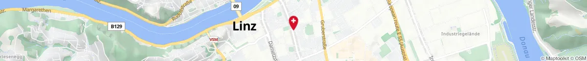 Kartendarstellung des Standorts für Museum-Apotheke in 4020 Linz